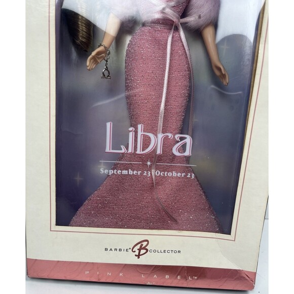 Barbie Doll LIBRA The Zodiac Collection Pink Label 2004 Mattel C3824 Open Box - Picture 3 of 12